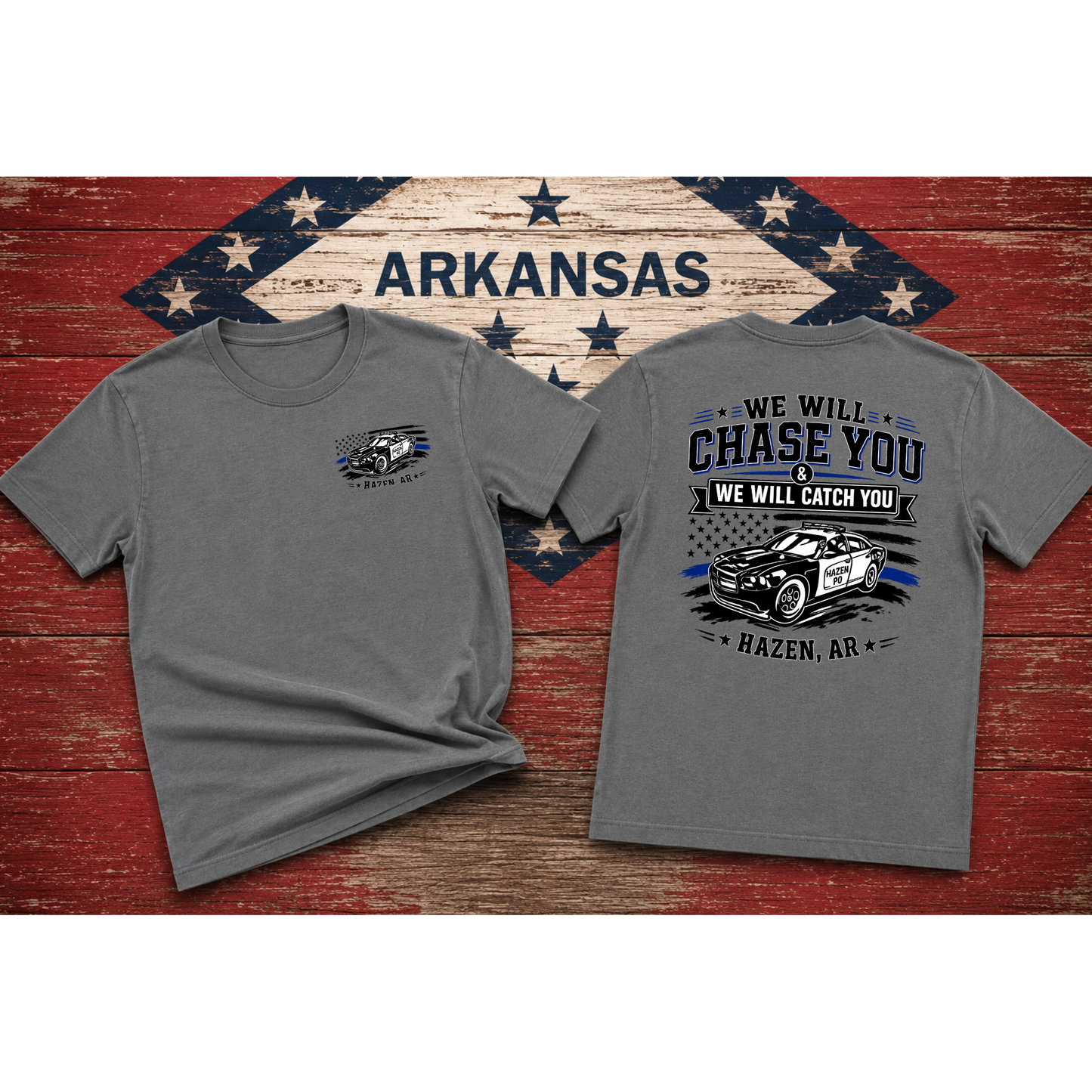 Updated Design We Will Chase You & We Will Catch You T Shirt
