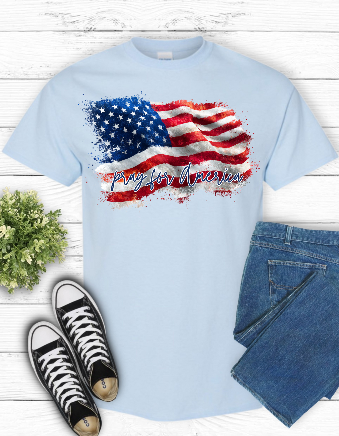 Pray For America T Shirt