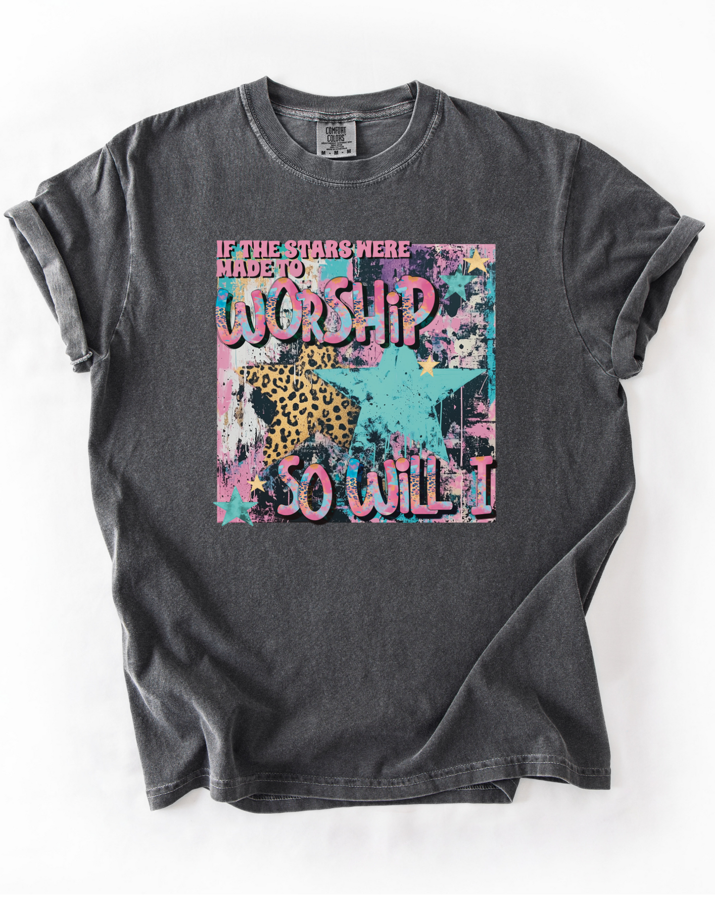 If The Stars Were Made To Worship So Will I Short/Long Sleeve Shirt