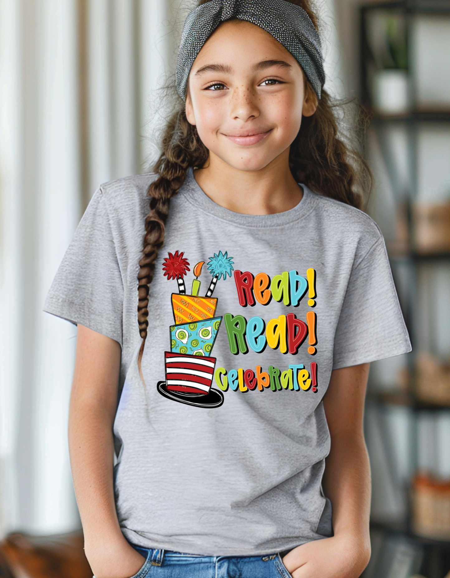 Read Celebrate Dr. Seuss Week Short/Long Sleeve Shirt
