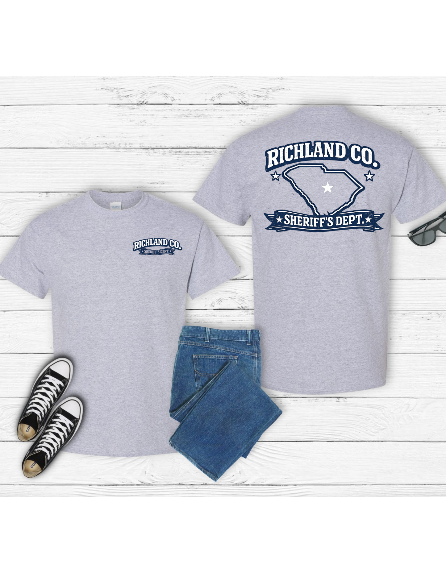 Richland Co. Sheriff's Dept. Short/Long Sleeve Shirt, Sweatshirt, or Hoodie