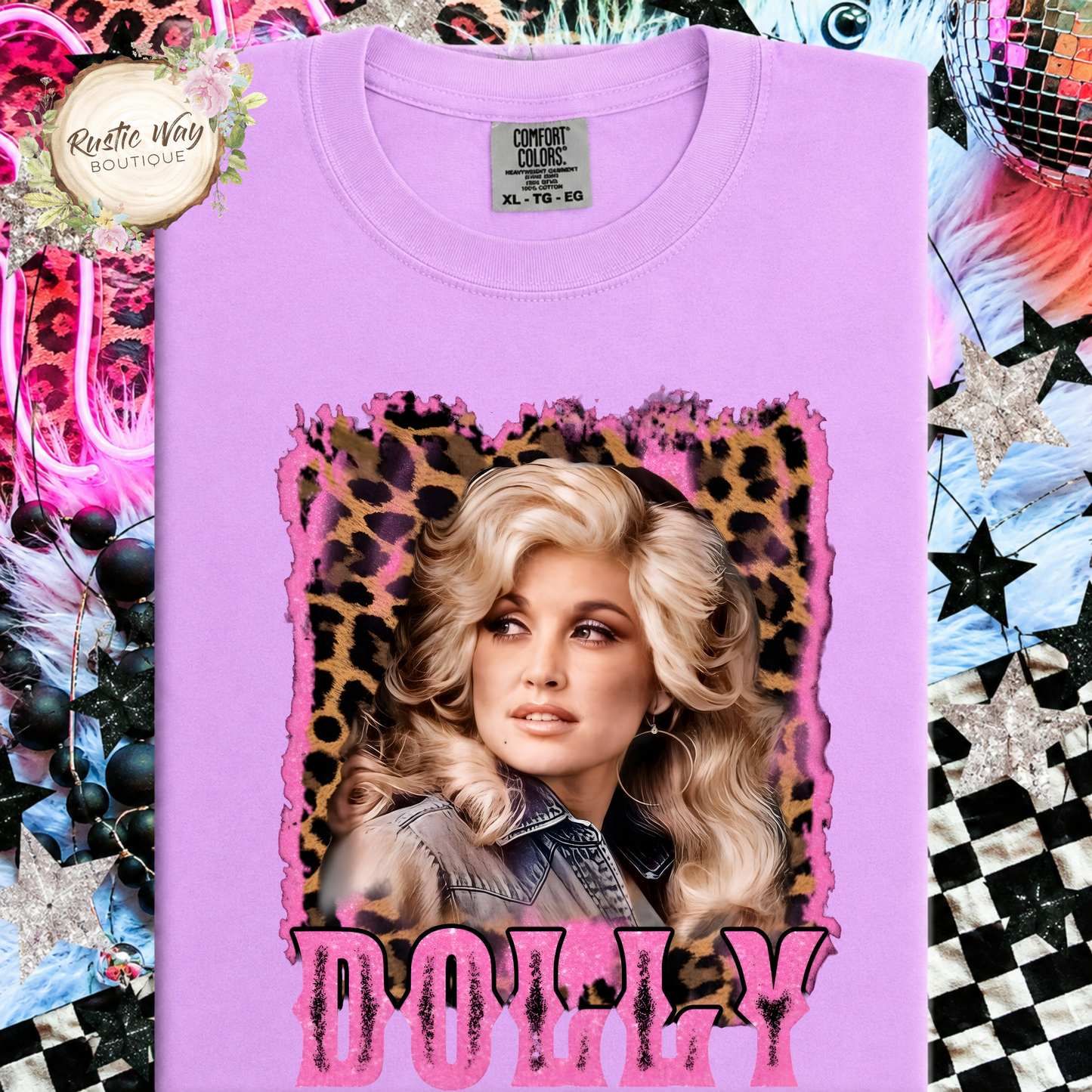 Dolly Leopard T Shirt (Youth & Adult)