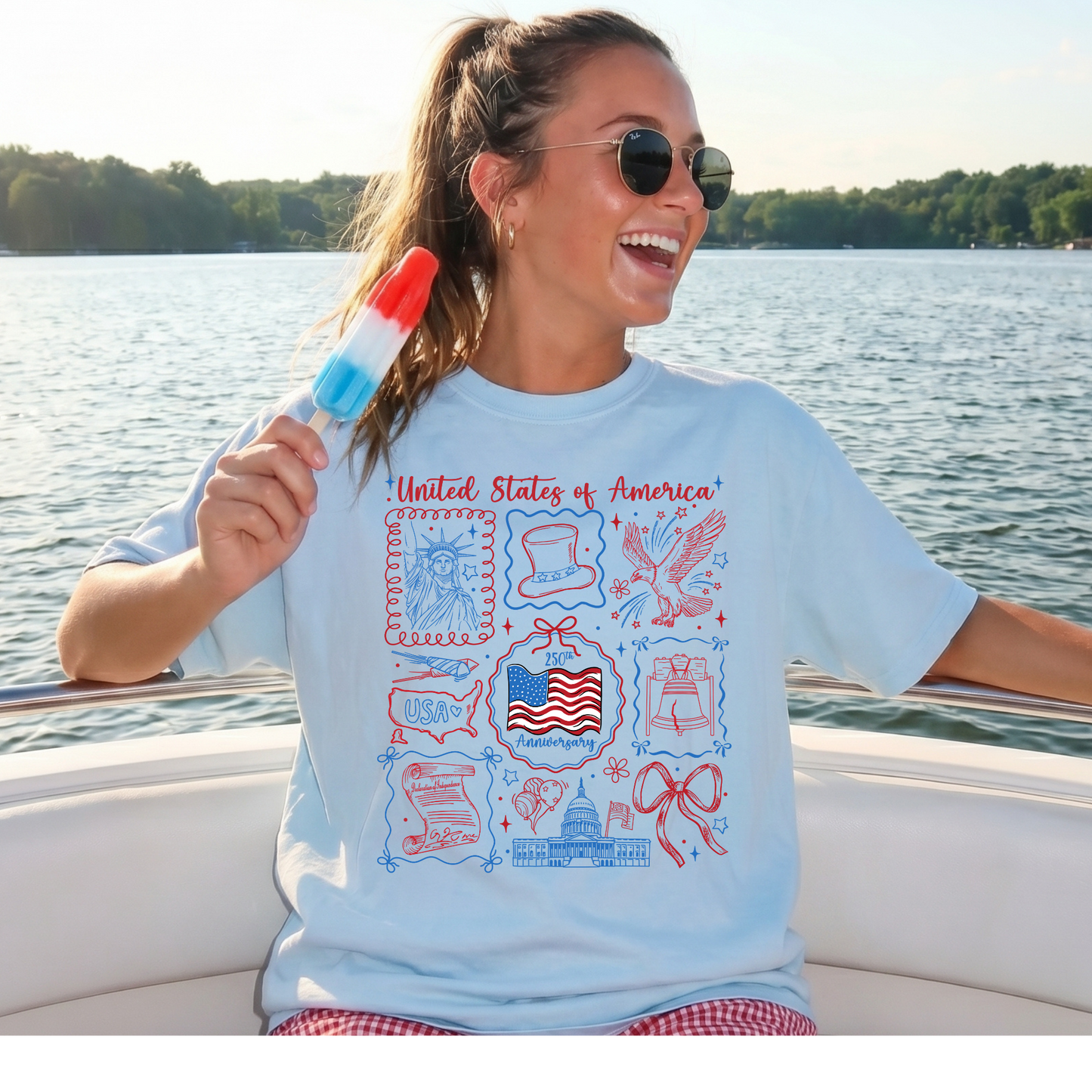 United States of America 250th Anniversary T Shirt