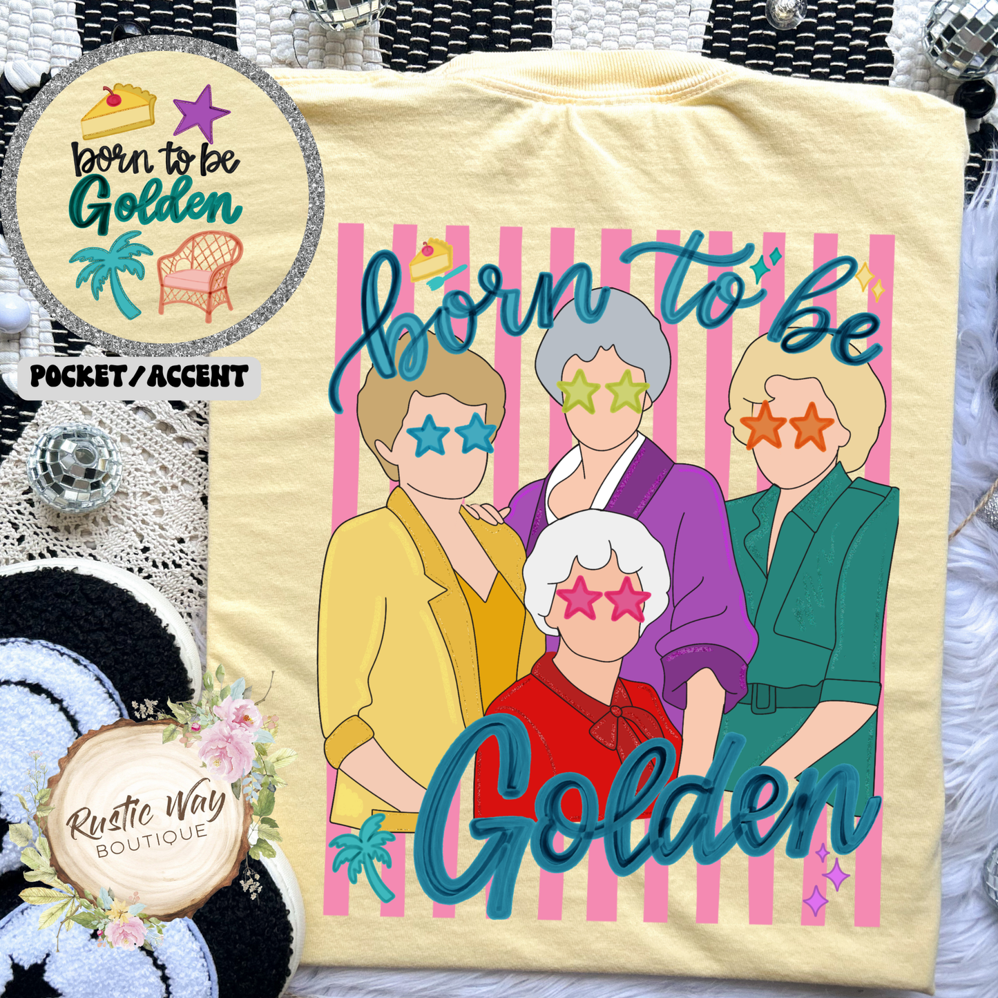Born To Be Golden Tank Top or T Shirt