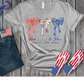 Red, White, & Blue Bows T Shirt