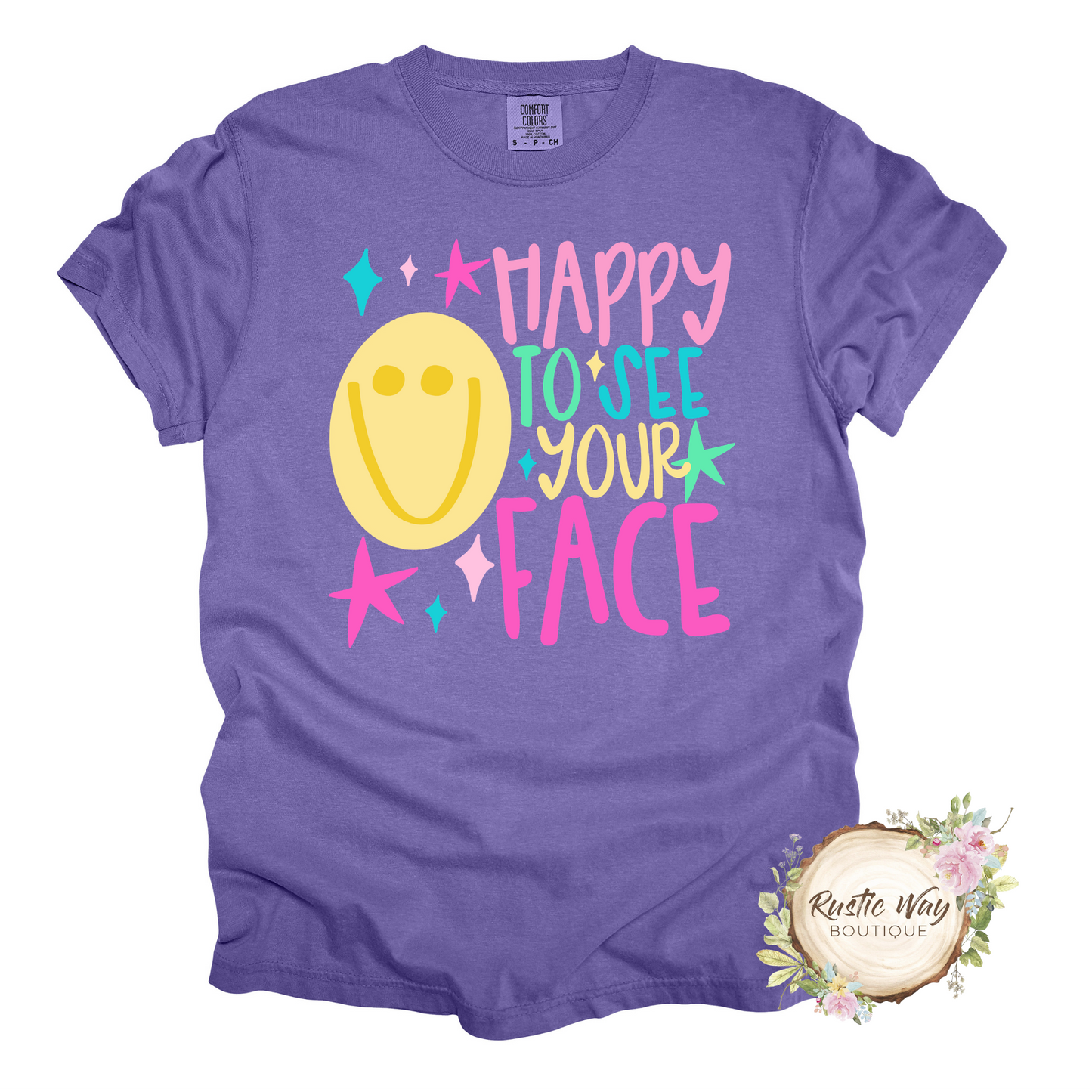 Happy To See Your Face Short or Long Sleeve T Shirt