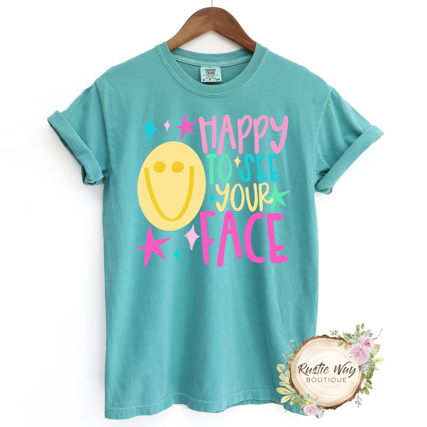 Happy To See Your Face Short or Long Sleeve T Shirt
