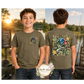 Patriotic Bass Fishing T Shirt (Youth & Adult Sizes)