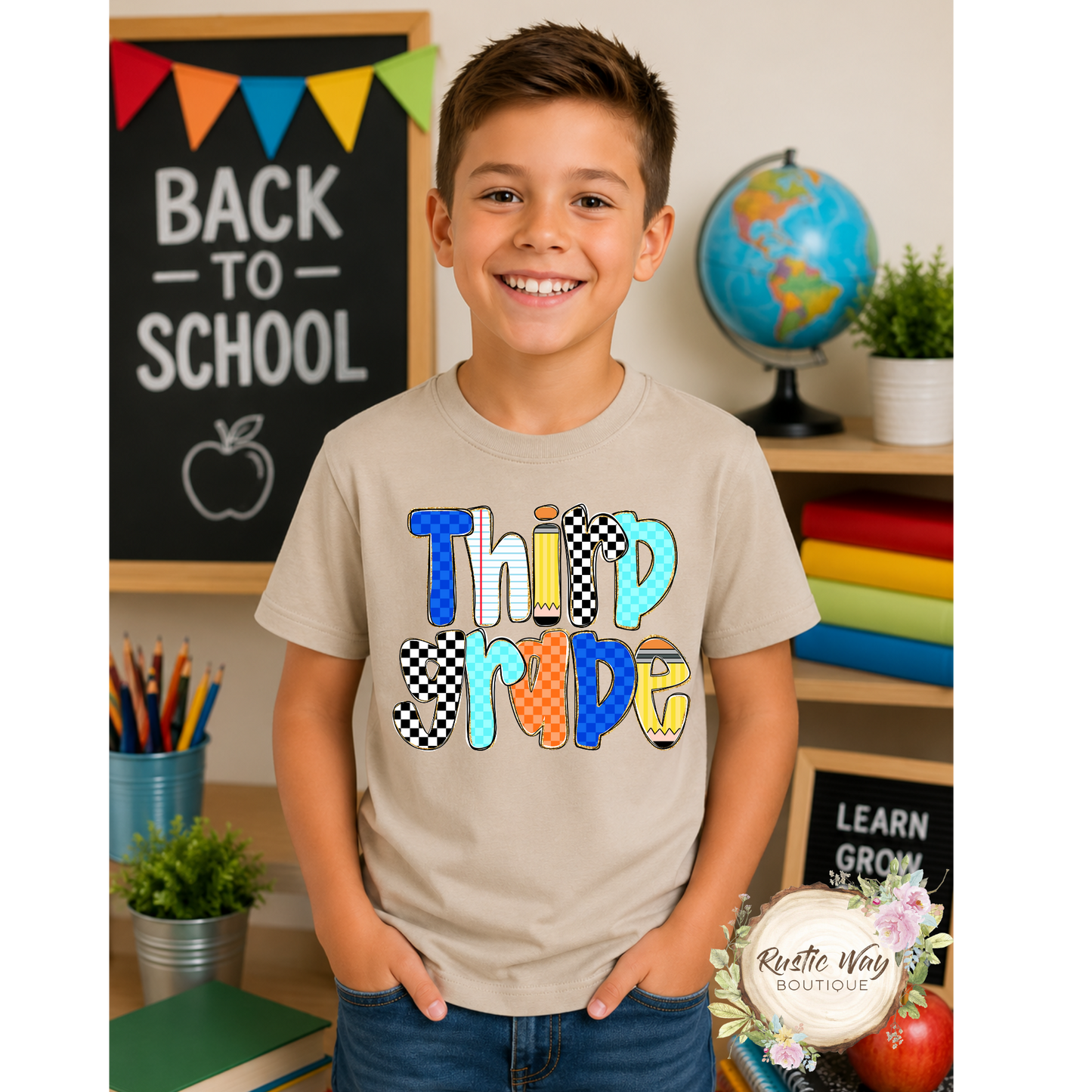 Grade Level Checker T Shirt (Pre K - 4th Grade)