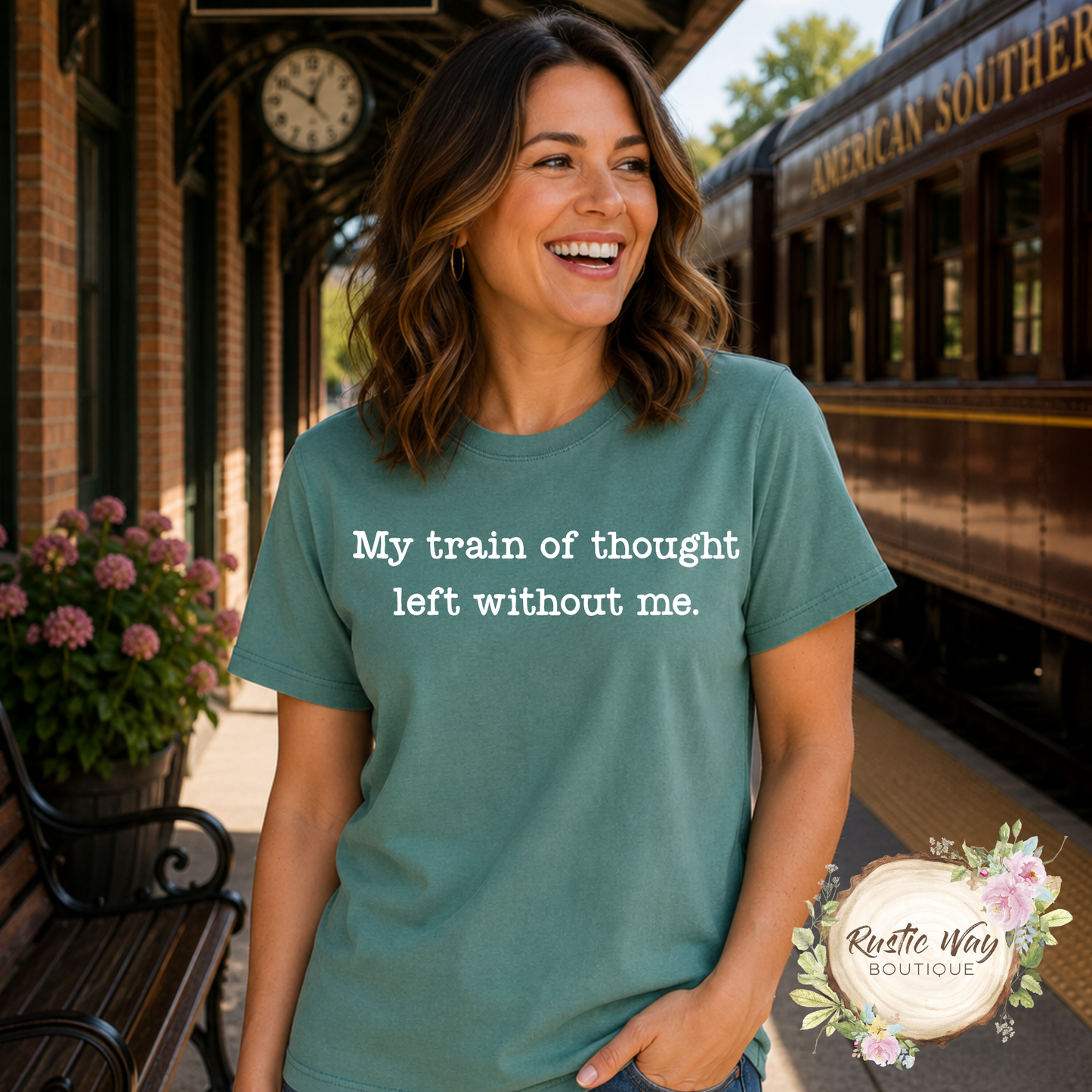 My Train of Thought Left Without Me T Shirt