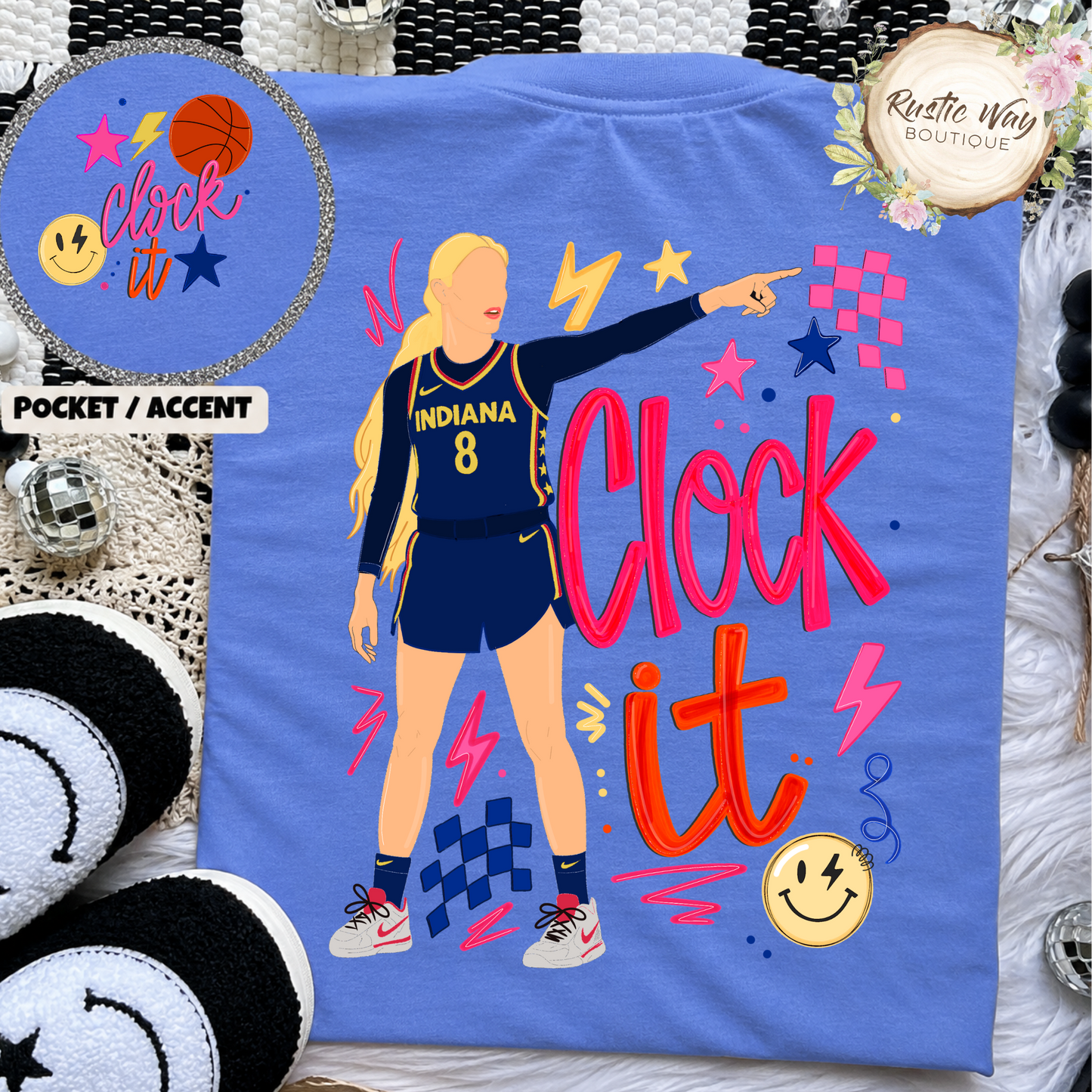 Clock It Sophie Cunningham T Shirt (Youth and Adult Sizes)
