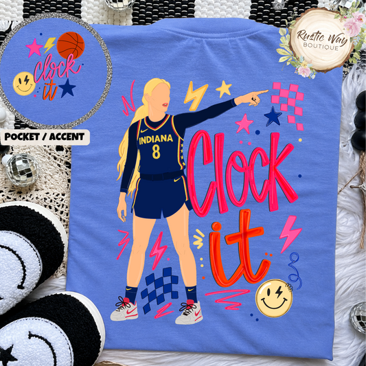 Clock It Sophie Cunningham T Shirt (Youth and Adult Sizes)