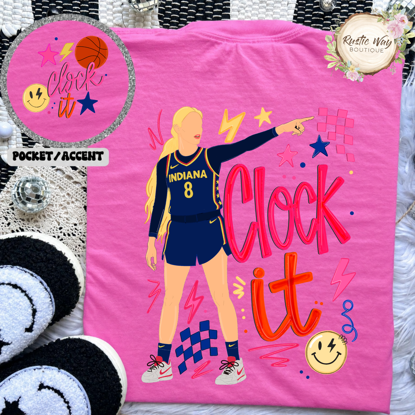 Clock It Sophie Cunningham T Shirt (Youth and Adult Sizes)