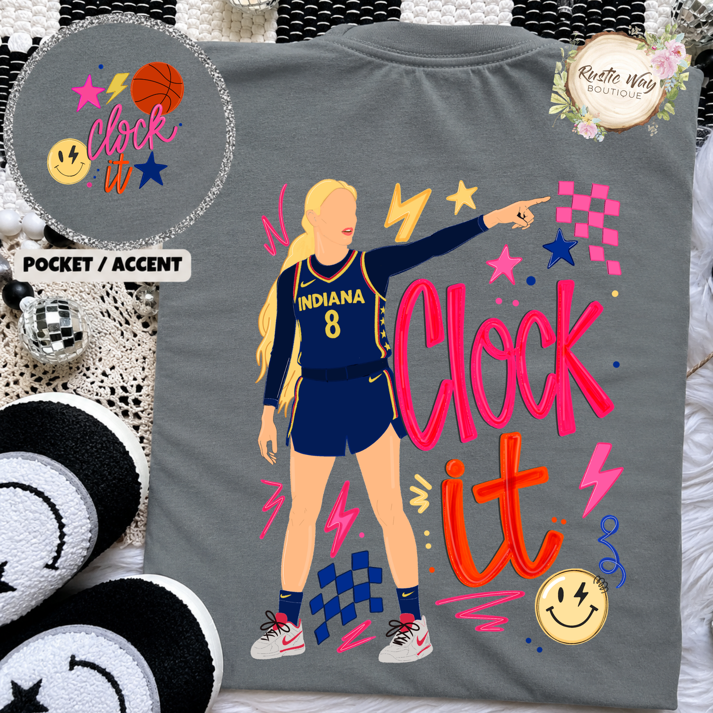 Clock It Sophie Cunningham T Shirt (Youth and Adult Sizes)