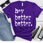 Hey Batter Batter Adult T Shirt, Sweatshirt, or Hoodie