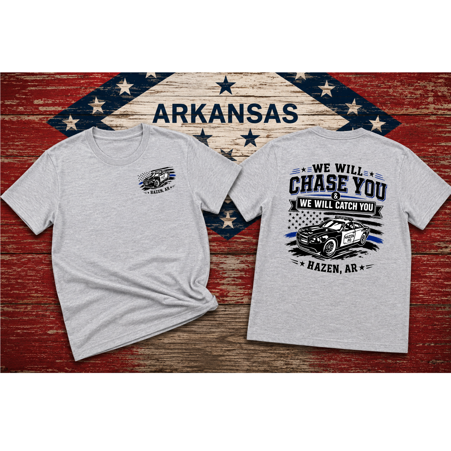 Updated Design We Will Chase You & We Will Catch You T shirt Youth Sizes