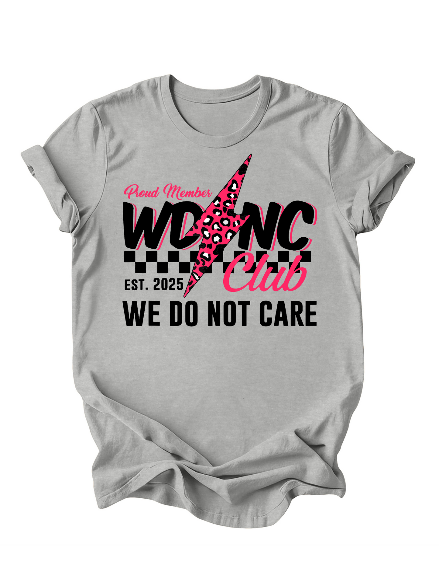 We Do Not Care Club Bolt T Shirt