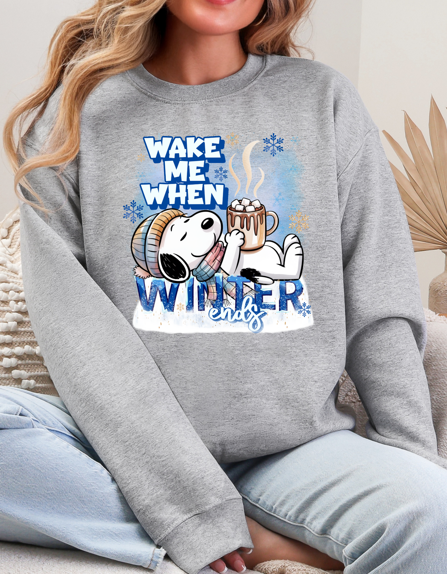 Wake Me When Winter Ends Long Sleeve or Sweatshirt