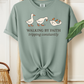 Walking By Faith Tripping Constantly Short or Long Sleeve T Shirt