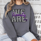 We are Hornets Faux Sequin Sweatshirt