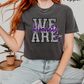 We Are Hornets faux sequin T shirt