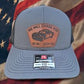 We Will Chase You Richardson Hat (Charcoal and black)