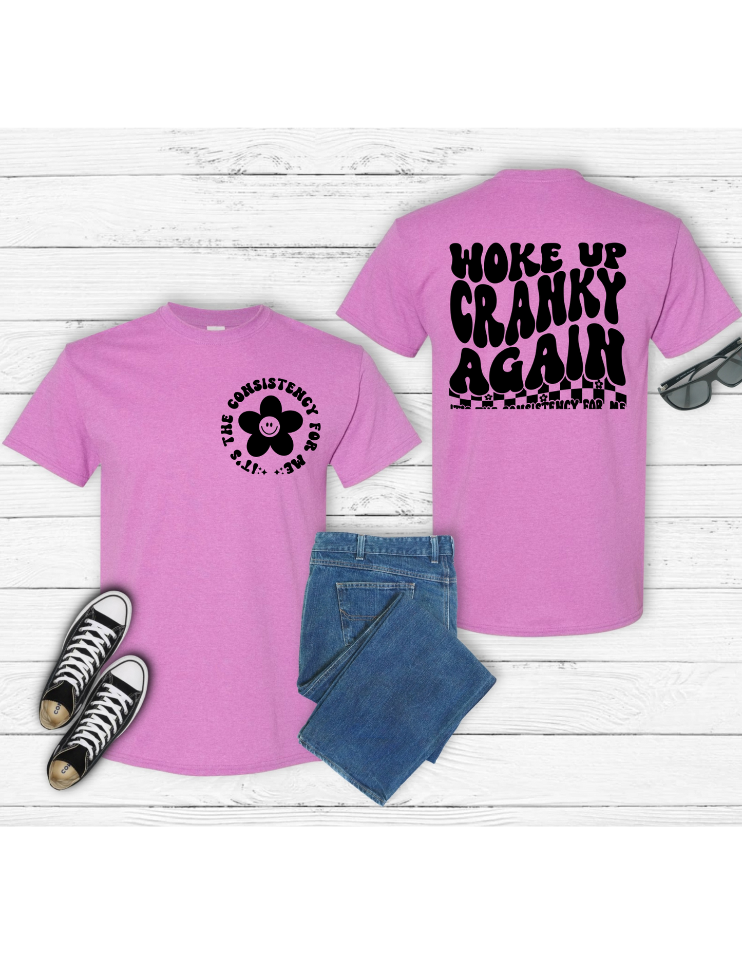 Woke Up Cranky Again T Shirt (Adult)