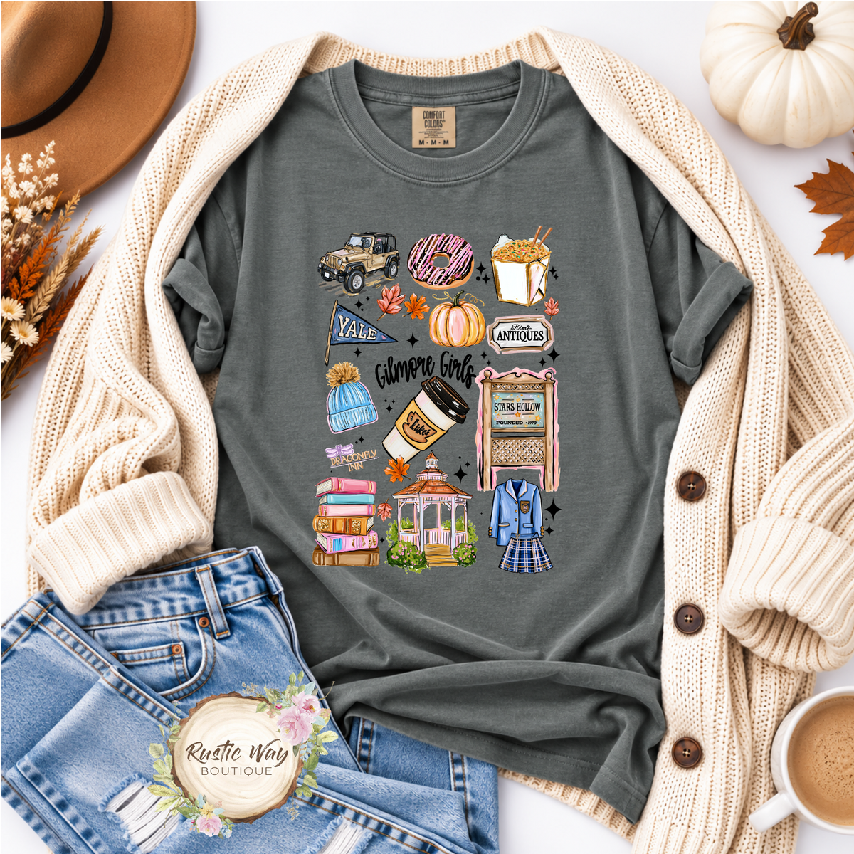 Gilmore Girls Collage Short/Long Sleeve Shirt