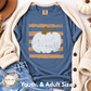 Distressed Pumpkin Short/Long Sleeve Shirt
