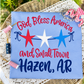 Customized God Bless America and Small Town