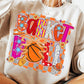 Colorful Basketball Short/Long Sleeve Shirt or Sweatshirt